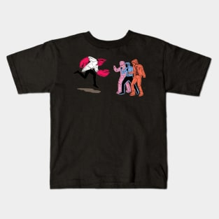 Rock Labster Vs Lesser Known Villains Kids T-Shirt